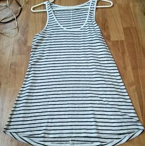 Black and white tank top